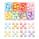 240 pièces 8 couleurs maillons multibrins acryliques opaques(MACR-YW0001-45)-1