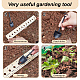 Pine Wood Plant Seed Spacing and Interval Rulers(AJEW-WH0083-101A)-3