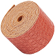 tissu en cuir PU tissu à motif d'alligator(AJEW-WH0034-92C-03)-1