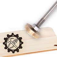 Stamping Embossing Soldering Iron with Stamp, for Cake/Wood, Other Pattern, 30mm(AJEW-WH0113-15-16)