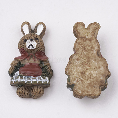 Bunny Resin Cabochons(X-CRES-S357-11B)-2