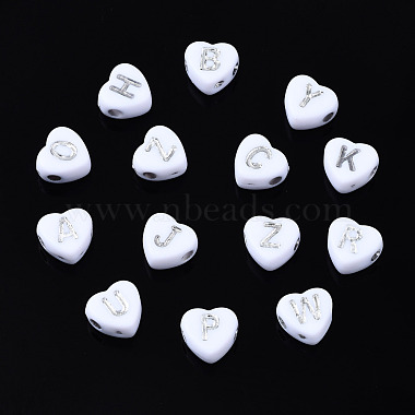 Opaque White Acrylic Beads(MACR-Q242-006)-2