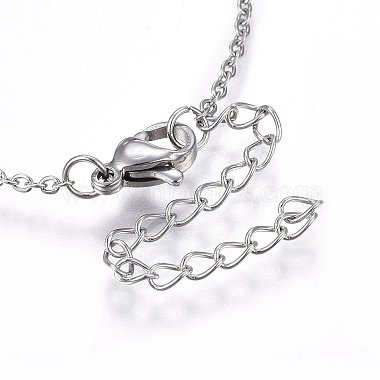 304 Stainless Steel Pendant Necklaces(NJEW-L146-07)-4