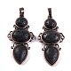 Natural Lava Rock Pendants(G-Q158-04-06)-1