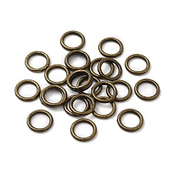 Alloy Jump Rings, Round Ring, Antique Bronze, 8x1.2mm, 16 Gauge, Inner Diameter: 5.5mm(KK-WH0052-05B-AB)