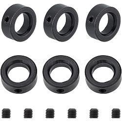 Carbon Steel Diaphragm Rings, Fixed Ring, Retainer Ring, Bearing Accessories, Electrophoresis Black, 21x9mm, Inner Diameter: 12mm(FIND-UN0001-34C)