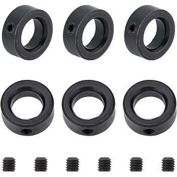 Carbon Steel Diaphragm Rings, Fixed Ring, Retainer Ring, Bearing Accessories, Electrophoresis Black, 21x9mm, Inner Diameter: 12mm