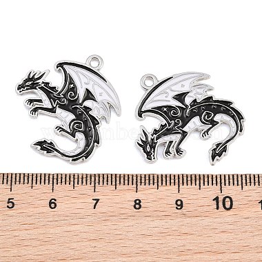 Alloy with Black Enamel Pendants(AL-CBA2919-02P-09)-3