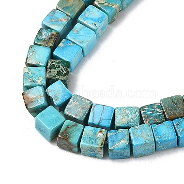 Dyed Synthetic Imperial Jasper Beads Strands(G-H087-F02-01B-1)-4