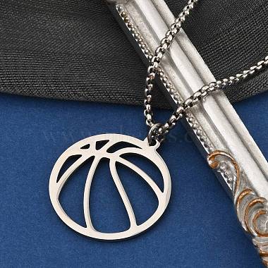 Basketball 201 Stainless Steel Necklaces