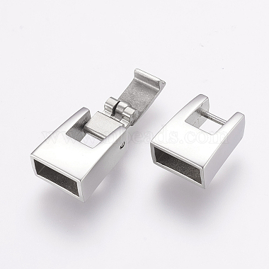 304 Stainless Steel Fold Over Clasps(STAS-E144-148P)-3