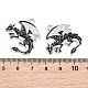 Alloy with Black Enamel Pendants(AL-CBA2919-02P-09)-3