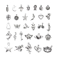 30 pièces 30 styles pendentifs en alliage de style tibétain(TIBEP-YW0001-29AS)-1
