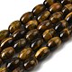 天然のタイガーアイビーズストランド(X-G-A275-A01-8x12mm)-2