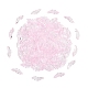 100個のベーキングペイント透明ガラスペンダント(GLAA-YW0004-82B)-1
