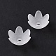 6-Petal Transparent Acrylic Bead Caps(OACR-A017-10)-3