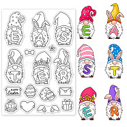 PVC Plastic Stamps, for DIY Scrapbooking, Photo Album Decorative, Cards Making, Stamp Sheets, Film Frame, Gnome Pattern, 16x11x0.3cm(DIY-WH0167-57-0130)