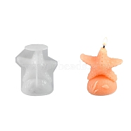 DIY Silicone Candle Molds, Resin Casting Molds, For UV Resin, Epoxy Resin Jewelry, Star, 71.5x56x76.5mm(DIY-A053-05A)