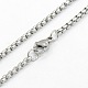 Men's 304 Stainless Steel Box Chain Necklaces(STAS-O037-67P)-1