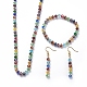 Electroplate Glass Beads Jewelry Sets(SJEW-JS01065)-1