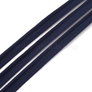 Polyester Ribbon, Piping Strips for Home Textile Decoration, Prussian Blue, 3/8 inch(11mm)(OCOR-WH0047-02D)