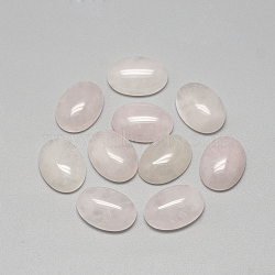 Natural Rose Quartz Cabochons, Oval, 14x10x4~5mm(X-G-R415-14x10-48)