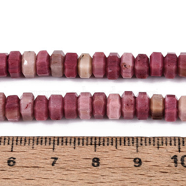 rhodonite naturelles brins de perles(G-N357-14A-12)-5