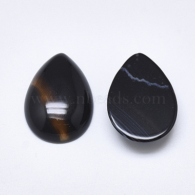 Natural Banded Agate/Striped Agate Cabochons(G-T122-23E)-2