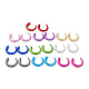 Horn Acrylic Stud Earrings(EJEW-P251-01)-1