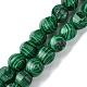 perles synthétiques malachite brins(G-H023-A05-01)-1