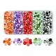 Perles de rocaille en verre de couleurs intérieures opaques et transparentes de style 90g 5(SEED-FS0001-15B)-1