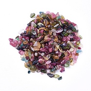 Natural Tourmaline Beads, Undrilled/No Hole, Chips, 3~10x2~3x1~2mm, about 100g/bag(G-I221-25)