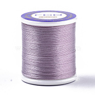 Nylon 66 Coated Beading Threads for Seed Beads, Plum, 0.1mm, about 54.68 yards(50m)/roll(NWIR-R047-017)