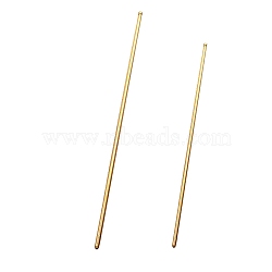 Iron Hair Stick Findings, Golden, 125x3mm(OHAR-PW0001-258G)