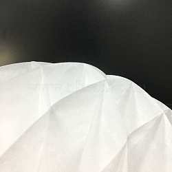 Paper Honeycomb Ball, Paper Lantern, For Wedding & Birthday Party Decoration, White, 20cm(AJEW-WH0003-20cm-01)