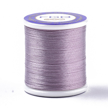 Nylon 66 Coated Beading Threads for Seed Beads, Plum, 0.1mm, about 54.68 yards(50m)/roll