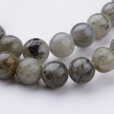 Natural Labradorite Bead Strands(G-K152-03-8mm)-2