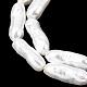 Electroplated Glass Shell Pearl Beads Strands(BSHE-B009-C01-7x21mm)-3