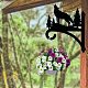 Iron Hanging Plant Hanger Bracket(HJEW-WH0095-020)-4