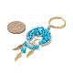 Woven Net/Web with Wing Pendant Keychain(KEYC-JKC00481-04)-2