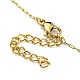 Bracelet de cheville en perles de pierres précieuses mélangées naturelles(AJEW-Z008-02)-4