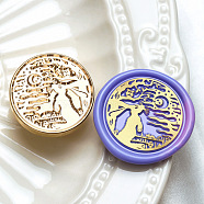 Wax Seal Brass Stamp Heads, for Wax Seal Stamp, Golden, Rabbit, 30x14mm, Inner Diameter: 7mm(AJEW-I067-A16)