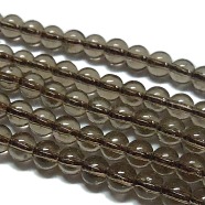 Synthetic Smoky Quartz Beads Strands, Round, 10mm, Hole: 1mm, about 39pcs/strand, 15.5 inch(G-C076-10mm-4A)