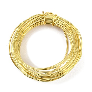 5M Eco-Friendly Brass Wire, Cadmium Free & Nickel Free & Lead Free, with 1Pc Empty Spools, Golden, 1mm, 18 Gauge, about 16.40 Feet(5m)/Roll