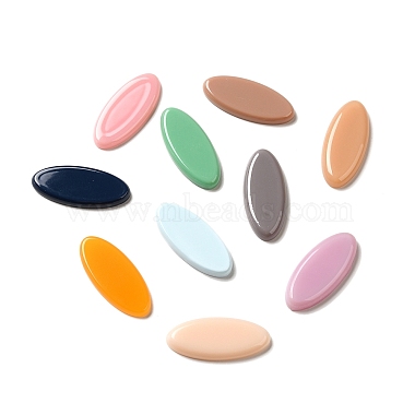 Mixed Color Oval Acrylic Cabochons