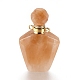Faceted Natural Yellow Jade Openable Perfume Bottle Pendants(G-E564-09G-G)-2