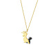 Cute Cartoon Animal Stainless Steel Pendant Necklaces(QV5065-12)-1