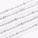 304 Stainless Steel Cable Chain Anklets(AJEW-P069-01P)-2