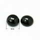 Cabochons en agate noire naturelle(G-C108-6mm-3)-1