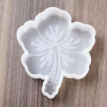 DIY Silicone Mold, Epoxy Resin Craft Making, Candle Making, White, Flower, 122x106x26mm